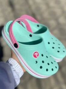 Crocss Children's And Adult's Babouche Sandal Comfortable Non-Slip Promotion - 水綠 - 查看 2