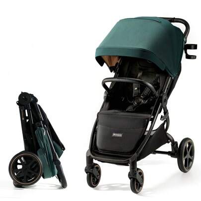  Carrinho de passeio MITZY até 22 kg da Kinderkraft - Jade-green
