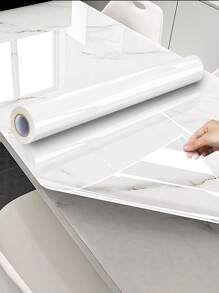 Papel adhesivo de vinilo transparente para cocina, protector de superficie de mesa transparente, esterilla de PVC para escritorio, para gabinetes, mesas y puertas impermeables, para decoración del hogar, gabinetes, mesas, sillas, fondo de habitación, renovación - Multicolor - Ver 11