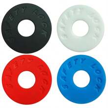 4pcs/Set Guitar Strap Silicone Buckle Non-Slip Guitar Tail Nail Gasket Wooden Guitar Ukulele Accessories - Multicolor - View 10