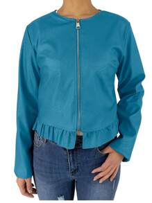 JOPHY & CO. JOPHY Y CÍA. Chaqueta corta de piel sintética para mujer (código 6716) - Octanio - Ver 1
