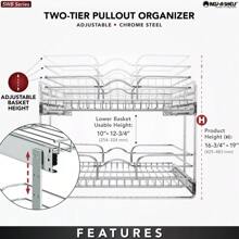 Rev-A-Shelf Kitchen Cabinet Pull-Out Shelf Organizer For Efficient Storage And Easy Access - 21 x 22 inch - View 4
