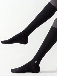 1双/2双装女士压缩袜，舒适运动小腿袜，适合瑜伽、跑步、健身、徒步旅行、Y2K 等运动，保暖舒适 - 彩色 - 查看 8