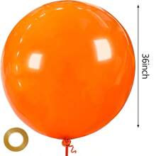 36 Inch Large Latex Balloon In Red, White, Black, Yellow, And Pink Are Suitable For Birthday Parties, Graduation Parties, Proposals, Anniversaries, Weddings, Large-Scale Events, Bridal Showers, Valentine's Day, Halloween, Christmas, And New Year's Eve - Multicolor - View 5