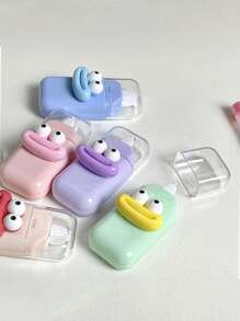 6pcs/Set, Or 1pc [Random Color] Monogrammed Correction Tape, Mixed Colors, Portable Proofreading Tape, Correction Tape, For Students, For Offices