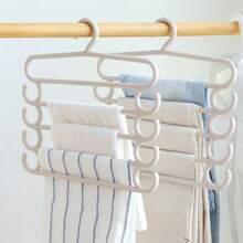 1/3pcs Creative Household Multi-Layer Storage Pants Rack, Colorful Multi-Function 5-Layer Towel Drying Rack,Spring,Minimalist,Summer Tops - Multicolor - View 1