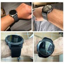 Dây đeo đồng hồ thể thao bằng nylon 26 22 20mm cho Garmin Fenix E 8 47mm 51mm 7 7X Pro/Enduro 3 2/Epix tháo lắp nhanh - Nhiều màu - Xem 4