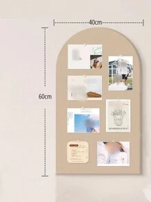 1pc Felt Arch Wall Decal, Background Photo Wall Memo Board,School Supplies,Back To School
