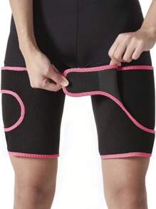 1 Pair Sports Fitness Sweat Leg Warmers, Running Protection Knee Braces, Sauna Sweat Leg Wraps