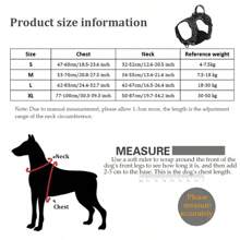 Adjustable Nylon Dog Harness Vest Reflective Soft Breathable No Pull Dog Harness Pet Harness Leash For Small Large Dogs - Green - View 3