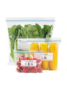 Airtight Food Bag Household Thickened Food Airtight Bag Refrigerator Storage Bag With Airtight Plastic Bag Food Delivery Bag Moisture-Proof Bag Reusable Plastic Bag Dry Fruit Airtight Storage Bag