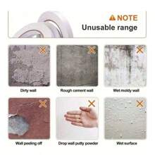 4pcs Crafts Double-Sided Tape, Multi-Size Double-Sided Tape For Arts, DIY Photo Album, Gift Packing, Paper Backing, Office & School, Party, Card Making,Shape Deformation During Transportation Is A Normal And Inevitable Phenomenon, But It Does Not Affect Normal Use. - White - View 6