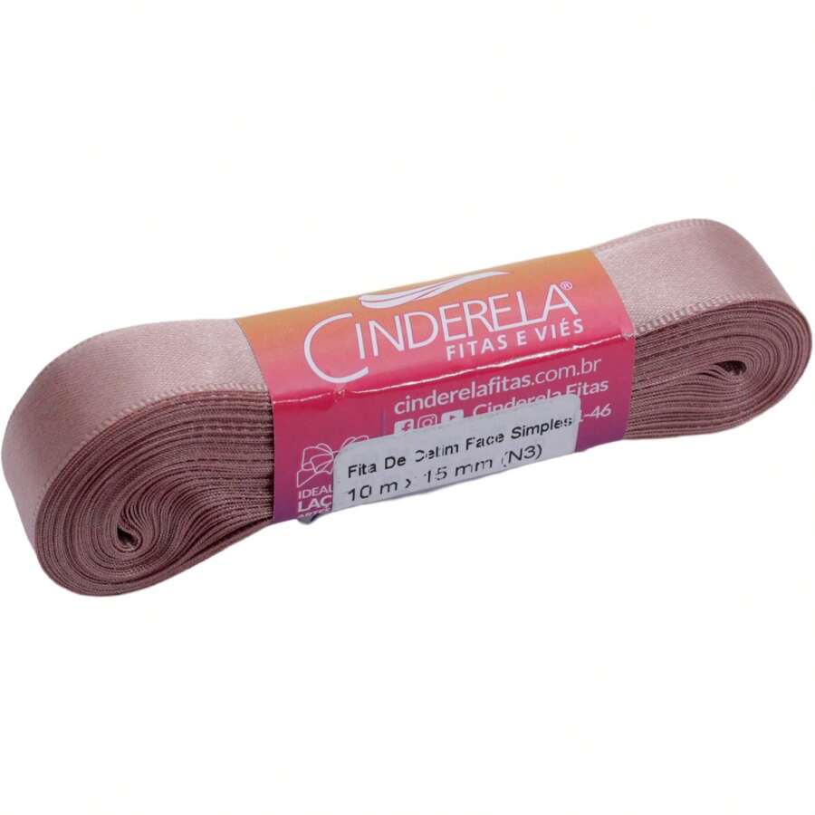 Satin Ribbon 15mm 10 Meters  Bows And Crafts - 026 巧克力 - 查看 1