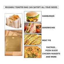 1pc Reusable Toast Bread Bag, Sandwich Bag - As Shown - View 3