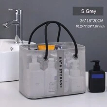 Large Mesh Bath Bag, Handheld Toiletry Storage Basket, High Capacity Organizer Tote For Men - Multicolor - View 8