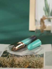 1pc, Eyebrow Trimmer Shaver C5-Emerald Dark Blue Gradient - Multicolor - View 2