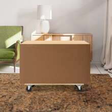 Heavy Duty Furniture Appliances Rollers, 400-1000 Lbs Load, 4 Strong Feet, 4 Locking Swivel Wheels, Extendable Appliance Rollers Mobile Washing Machine Base, Fridge Stand Dolly Movers For Refrigerators, Dryers, Dishwashers, White, Black - Wood,1000lbs - View 9