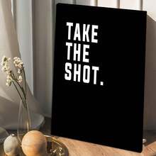 1 Pc Framed Basketball Canvas Wall Art Inspirational Sport Theme Painting Wall Art Canvas Poster Painting Wall Decor For Bedroom Living Room