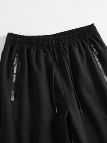 3条装男士加大码宽松休闲运动裤，多功能运动裤，秋/春季服装 - 彩色 - 查看 6