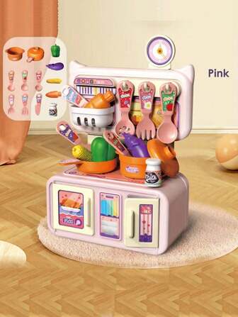 Children's Kitchen Playset, Realistic Role-Play Toys For Kids, Suitable For Toddlers, Interactive And Educational, Imaginative Learning Fun For Boys And Girls