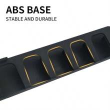 ROLLFISH Fishing Rod Storage Rack 6 Holes Wall-Mounted Fishing Pole Holder Bracket Vertical & Horizontal Display Fixed Frame - EVA Horizontal - View 4