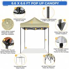 CAROMA Folding Gazebo 2x2 Waterproof, Stable, Winterproof Without Side Wall, Pop-Up Gazebo Party Tent, Sun Protection Garden Gazebo, Foldable Gazebo With Handbag (2 X 2 M Blue)