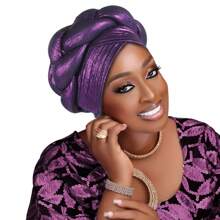 1pc Polyester Bandana Headwrap Cap, For African, Or Any Occasion, Suitable For All Seasons