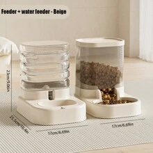 1 st. Automatische kattenliefhebber en kattenmoeder houden van hondenliefhebber en hondenmoeder houden van watervoederbak, grote capaciteit geschikt voor thuis katten-/hondenliefhebber cadeau en hond-/kattenmoeder houden van huisdiervoeding