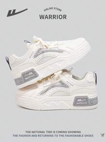 WARRIOR 1 Paar Damen Segeltuch Schnürschuhe, gepolstert stoßabsorbierend rutschfest komfortable Plateau Lässig Outdoor Sneaker mit niedrigem Schaft