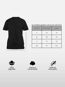 T-Shirt Men's Unisex Streetwear Round Neck Large Print Shirt -  RX-7 Han - 黑色 - 查看 4