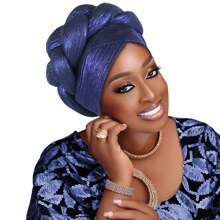 1pc Polyester Bandana Headwrap Cap, For African, Or Any Occasion, Suitable For All Seasons