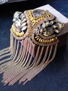 1 buc. Elegant la modă, unic, personalizat, cu ciucuri aurii, accesoriu pentru bărbați, potrivit pentru naveta zilnică de afaceri