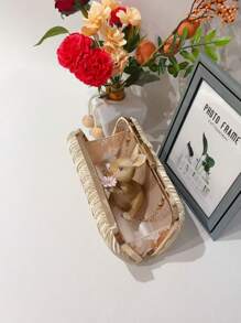 Women Evening Bags - 金色 - 查看 7