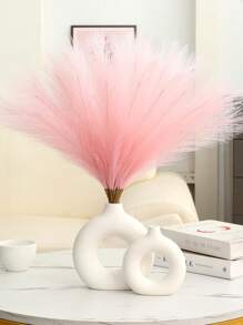 10/20/30 件人造蒲苇，人造植物，波西米亚风格装饰，家居装饰，房间装饰，花瓶填充物，婚礼装饰，圣诞装饰，春季装饰，秋季装饰，秋季 - 淺粉色 - 查看 3