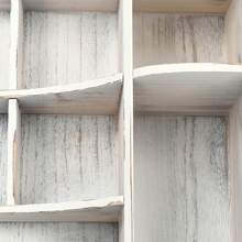 kangten Wood Spice Rack Kitchen Organizer Spice Organizer With 9 Compartments Seasoning Holder Salt Organizer - White - View 7