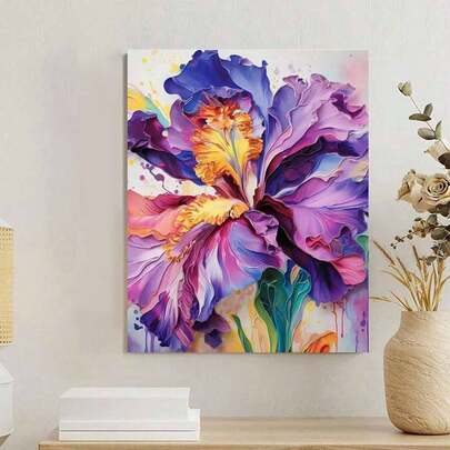 美丽花朵DIY数字油画：点燃创意生活，描绘缤纷世界。DIY数字油画，开启您的艺术之旅，值得信赖。清晰的数字标识，即使没有绘画背景，也能轻松上手，人人皆可成为艺术家。