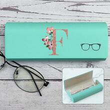 Hard-Shell Spectacle Case Men Women Glasses Case PU Leather Portable Anti-Extrusion Sunglasses Storage Box Folding Eyewear Pouch