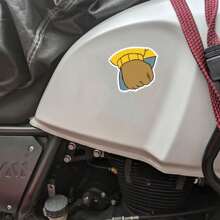 Calcomanía de vinilo con el meme del puño de Arthur, resistente a la intemperie, ideal para portátiles, autos, paredes y parachoques, útiles escolares, vuelta al cole - Multicolor - Ver 8