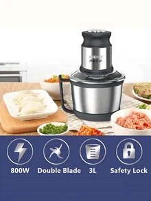 SK-7027 不锈钢绞肉机 绞肉机 蔬菜绞肉机 (3L) - 查看 2