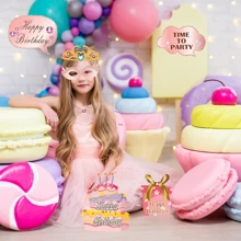 33 pièces de kit de props de cabine photo d'anniversaire pailletée or rose, kit de props photo d'anniversaire drôle et heureux pour femmes avec bâtons, décorations de fête d'anniversaire avec fournitures, Noël