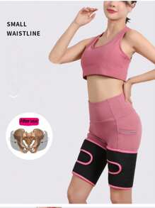 1 Pair Sports Fitness Sweat Leg Warmers, Running Protection Knee Braces, Sauna Sweat Leg Wraps