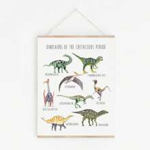 3pcs/Set, Custom Name Dino Wall Art, Personalized Dinosaur Wall Art Set, Custom Animal Poster Printing, Dino Theme Room Decoration - Set Of 3 Tyrannosaurus Posters - Personalized Birth Gift - Dino Initial Wall Art, Back To School Decor, School Supplies,Home Harmony
