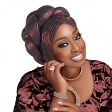 1pc Polyester Bandana Headwrap Cap, For African, Or Any Occasion, Suitable For All Seasons