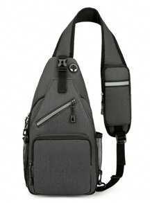 Waterproof Shoulder Bag Men's Crossbody Casual Messenger Bag Hiking, Running, Cycling, Touring, Traveling, Crossbody Bag, Roomy, Suitable For Men, Versatile Crossbody For Outdoor Adventure And Work New Life Items For Students Men Essentials Side Bag Graduation School Supplies Mobile Phone Bag Hiking Accessories Pouch