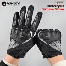MJMOTO Găng tay xe máy nam nữ, găng tay motocross, găng tay đua xe địa hình, găng tay đạp xe, găng tay câu cá, găng tay leo núi, găng tay thể thao ngoài trời màu xám phản quang. - A - Xem 3