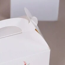 5个装开斋节便携式蛋糕包装盒，带提手的斋月礼品盒，斋月节派对DIY装饰 - 手提盒 - 查看 10