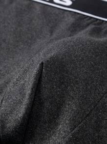 7 件/包男士休闲三角裤，透气弹力平角裤，运动短裤