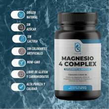 Magnesio 4 Complex, 100 Cápsulas | Citrato, Glicinato, Óxido y Gluconato de Magnesio | Suplemento Alimenticio 100% Puro| Ingredientes Naturales, Sin Aditivos | Energía, Bienestar Físico y Mental | NAIMA - Sin Sabor - Ver 6