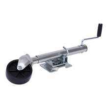 YUNRUX 1200 LB Automatic Jockey Wheel Heavy Duty Car Wheel With Metal Rim 200mm Wheel - Silver - View 7