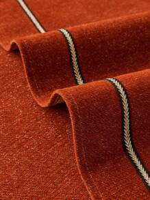 1pc All Season Sofa Cushion Cover, Modern Chenille Anti-Dust Anti-Slip Sofa Seat Protector, Simple, Dirt-Resistant, Machine Washable, Warm & Fade-Resistant, Pet-Friendly, Fits Bedroom, Office, Living Room, L-Shaped Sofa & 1/2/3/4 Seater - Orange - View 10